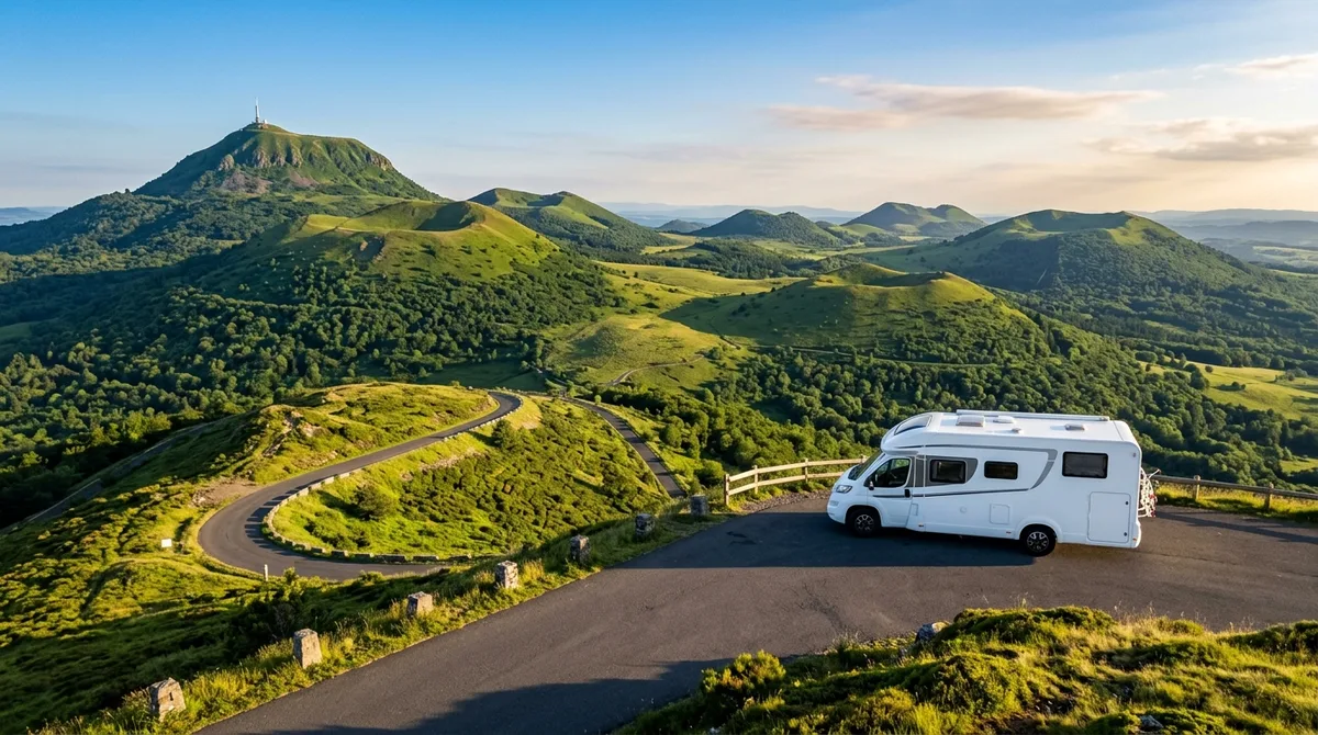 Circuit camping-car en Auvergne : itinéraire 7 jours sur les volcans