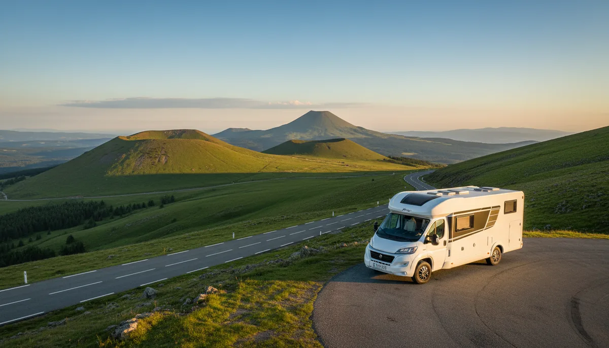 Massif central en camping-car : itinéraire, aires et étapes clés